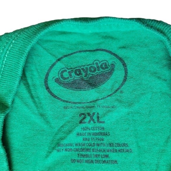 Forrest Green Crayon Tee - 2XL - Picture 4 of 7